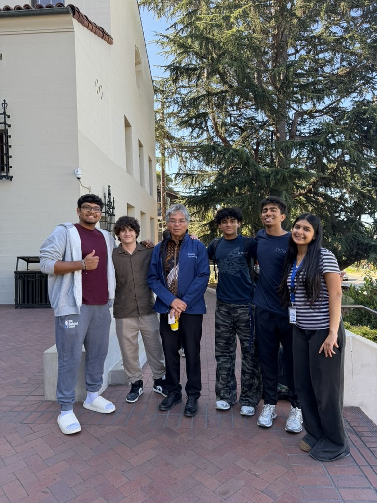 The TIYES team with Professor George Anwar